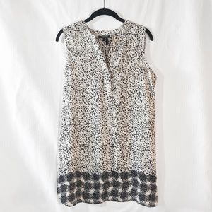 ⚫️ NIC+ZOE - DOT PRINT SLEEVELESS TUNIC TOP